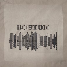 ccoczzi 文字印花城市圖案拼色被單, 混色