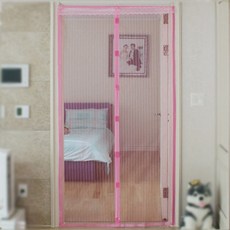 OTTO優質磁吸門/玄關蚊帳 粉色 100cm*210cm, 1個