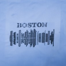 ccoczzi 文字印花城市圖案拼色被單, 混色