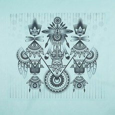 ccoczzi 圖騰印花素色被單, 混色