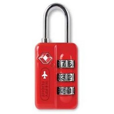 ALIFE DESIGN HF TSA 旅行鎖紅色, 1個