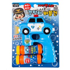 경찰차 버블건1305 130 x 65 x 170 mm, 1개, 만 3세이상