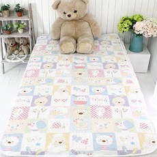 허니베딩 토토 다용도 방수요 패드, 화이트, 1개