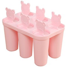 이코디 베어 DIY 아이스크림 몰드 핑크, 1개