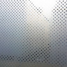 WeduCommunications 無膠靜電窗貼 ST 085, 斜線格紋