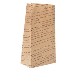 영문 크라프트 종이봉투, 50개입, 1개