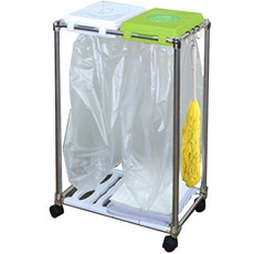 DECOSIN 方形2件式回收分類桶, 混合顏色, 1 個