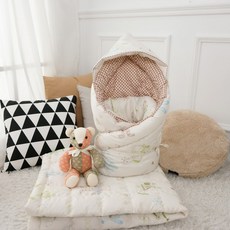 BEAUTE HOUSE 多功能花紋包巾毯組