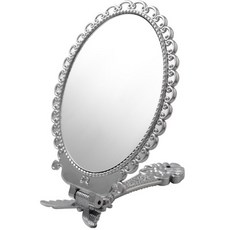 CHILSUNG Mimi 特大化妝鏡, 銀色, 1個