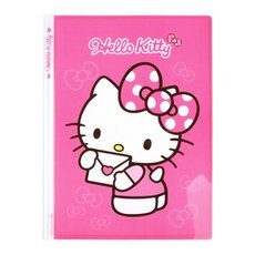 헬로키티 라운드쫄대화일 8mm 10매, 핑크, 1개