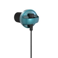 ZAGG ifrogz Carbide with Mic 이어폰, IFCARE-TL0, 청록색