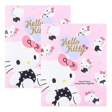 헬로키티 20입 클리어화일, 핑크, 2개
