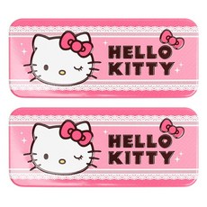 헬로키티 엠보틴필통, 핑크, 2개