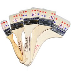 나무페인트붓 5종세트, 1개