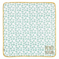 ice cream FAIRY 雙層棉紗毯, 棕櫚樹葉款