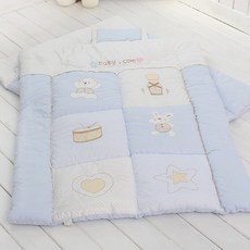 쁘띠베딩 클로디 유아용 침구 이불요세트, 블루