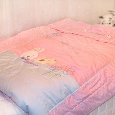 Mediau幼兒用寢具被子組, 粉色