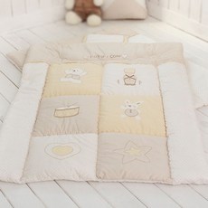 쁘띠베딩 클로디 유아용 침구 이불요세트, 브라운