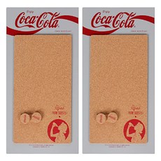 코카콜라 클래식메모판, 그레이, 2개