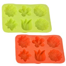 Livingjoy多功能矽膠模具 花朵系列, 1個