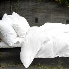 꼰비비아 사계절용 유러피안 헝가리구스다운 93%이불, 화이트, 160 x 210 cm