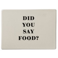 Bloomingville 字母圖案方型桌墊, 白+黑