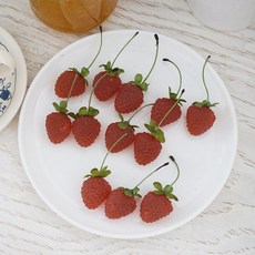 花卉超市 模型山莓 12入 298-0899, 紅色, 1個
