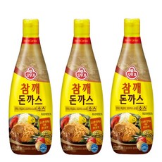 OTTOGI 不倒翁 芝麻炸豬排醬, 460g, 3瓶