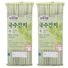 피코크 엄마기준 무인공착색착향 국수잔치 쑥, 400g, 2개