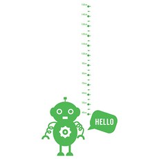 Indigo Pop 兒童身高測量壁貼 127 2, 單一顏色