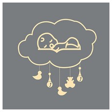 Indigopop 兒童圖案壁貼 104 2, 混合色