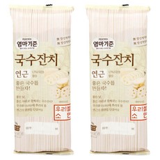 피코크 엄마기준 국수잔치 연근, 400g, 2개