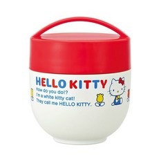 70년대 초경량 핸들형 보온 도시락 540ml, 헬로키티, 1개