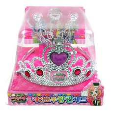 프리즘스톤 레인보우 왕관세트, 혼합 색상, 1개