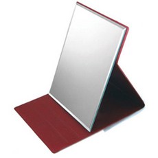 miro line 桌面折疊皮革立鏡, 紅酒, 1個