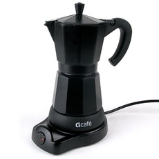 지티빈스 클래식 전기모카포트 6cup, 블랙