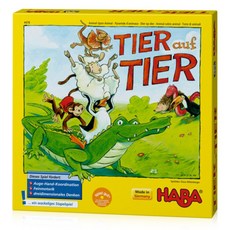 HABA 動物堆疊棋盤遊戲 HB3678, 混色