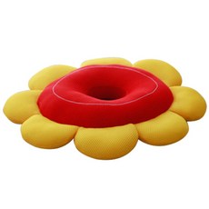 網眼花朵形狀坐墊, 向日葵款