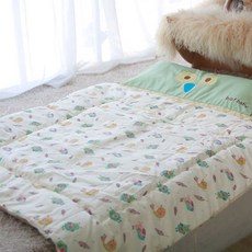 兒童午睡被子, 小鳥款 薄荷色
