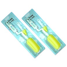 CEO baby 旋轉海綿奶瓶刷, 2組