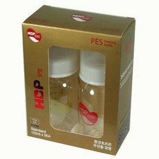 HBP 基本款PES奶瓶組 125ml, S(新生兒~3個月), 透明