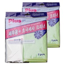 렉스디 세차용 크리너 SET, 2p (세무융 1p, 초극세사 1p), 2개