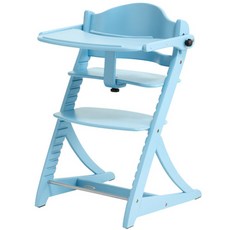 야마토야 뉴 스쿠스쿠 트레이형 유아식탁의자, 베이비 블루