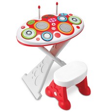 원펀 비트밥 수퍼스타 드럼세트, 혼합 색상, 드럼, 1개