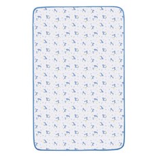 베이비머핀 사계절용 쿨매트 L, 블루펭귄, 쿨매트L_블루펭귄, 1개