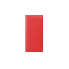 금강안전 직사각 디자인 벽 쿠션 일반형, 레드, 1개