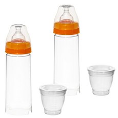 퍼펙션 일회용 젖병, 2개, 혼합 색상