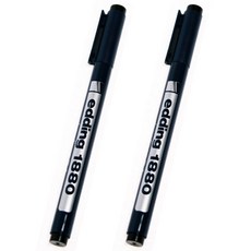 edding e-1880 0.05mm黑色眼線液筆 美術用筆1, 2個