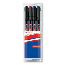 에딩e-140S 0.3mm 4색세트 흑 적 청 녹색, 1개
