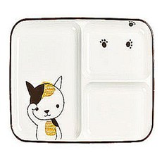 미야모토 HELLO 에니멀 식판, 고양이, 1개
